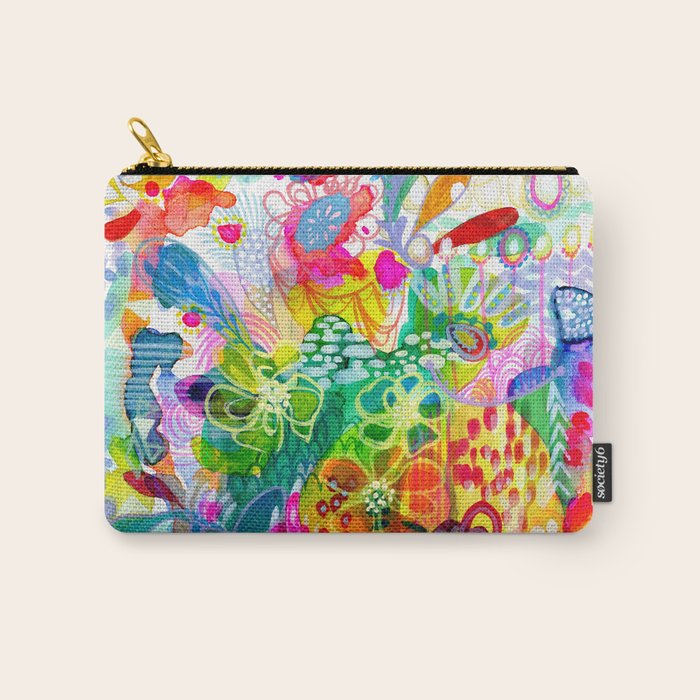 Painted Garden Carry All Pouch Gallery Image 1