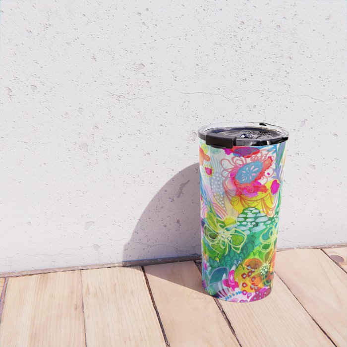 Painted Garden Travel Mug Gallery Image 4