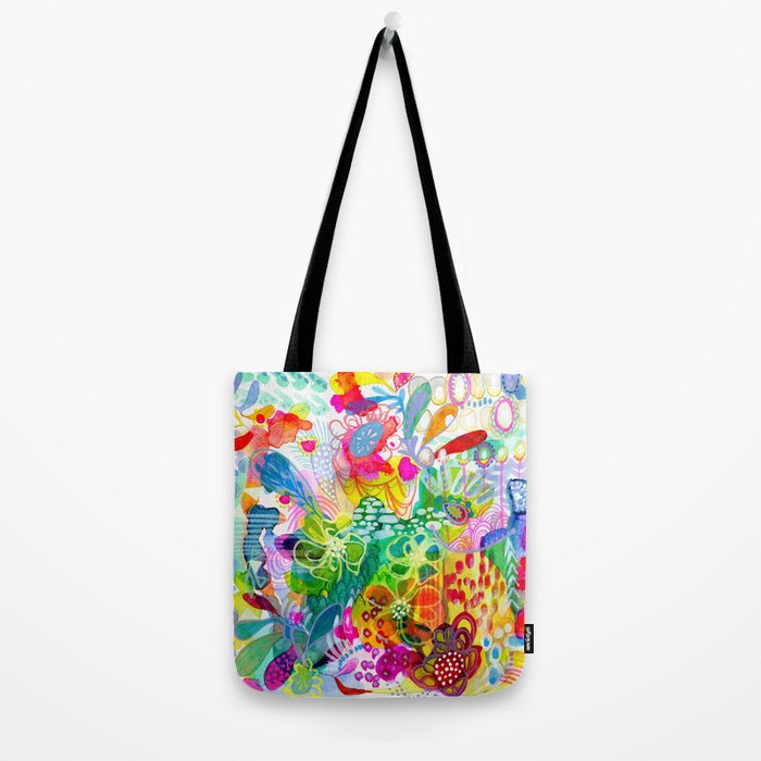 Painted Garden Tote Bag Gallery Image 2
