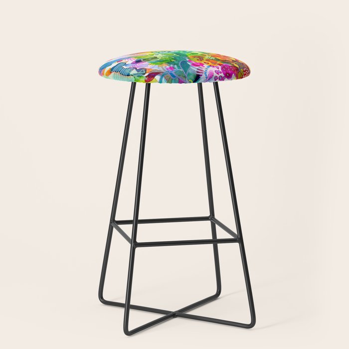 Painted Garden Stool Gallery Image 1