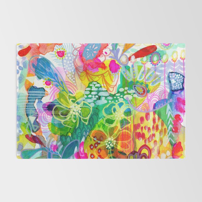Painted Garden Rug Gallery Image 2