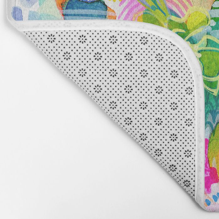 Painted Garden Bath Mat Gallery Image 2