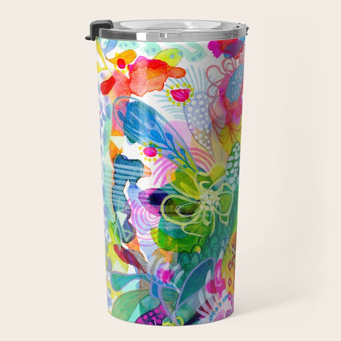 Painted Garden Travel Mug Gallery Image 3
