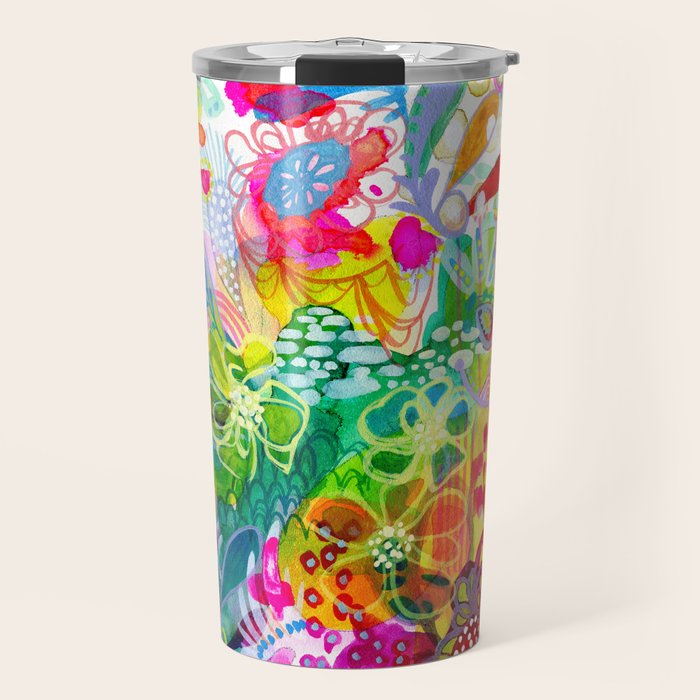 Painted Garden Travel Mug Gallery Image 1
