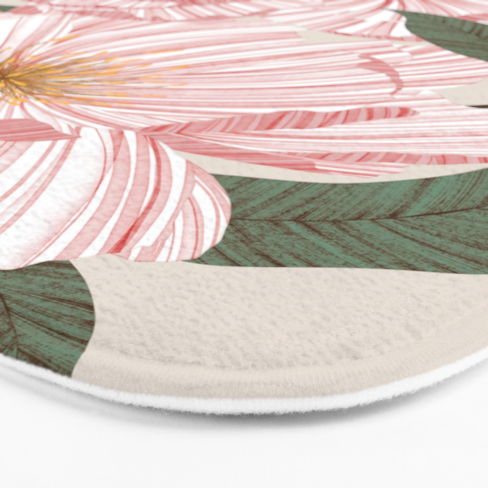 Peonies flowers I Bath Mat Gallery Image 3