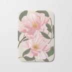 Peonies flowers I Bath Mat Gallery Image 1