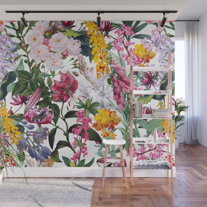Vintage Garden X Wall Mural Gallery Image 1