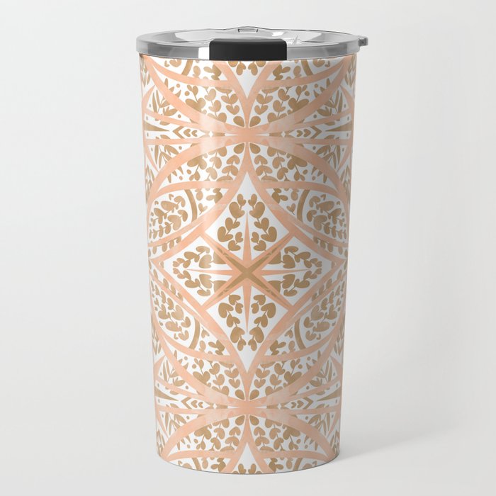 Tile wild leaves starry PF2 Travel Mug Gallery Image 1