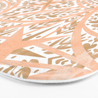 Tile wild leaves starry PF2 Bath Mat Gallery Image 3
