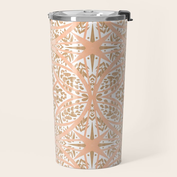 Tile wild leaves starry PF2 Travel Mug Gallery Image 2