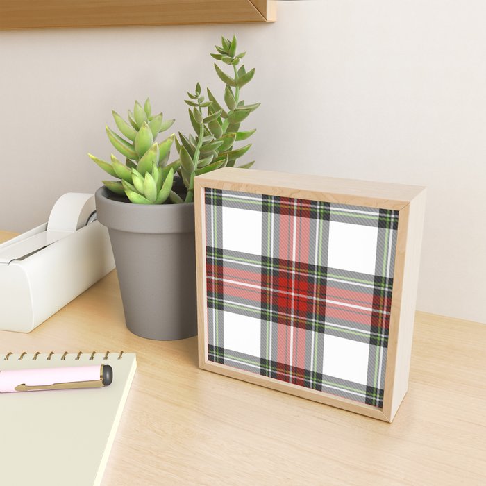 Christmas Tartan Plaid Mini Art Print Gallery Image 2