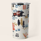 Happy nordic Wolpertinger light Travel Mug Gallery Image 1