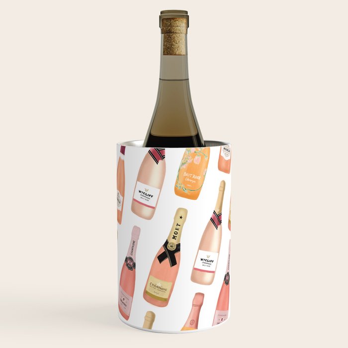 Rose Champagne Bottles Wine Chiller Gallery Image 2
