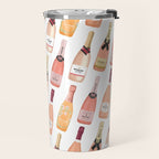 Rose Champagne Bottles Travel Mug Gallery Image 2
