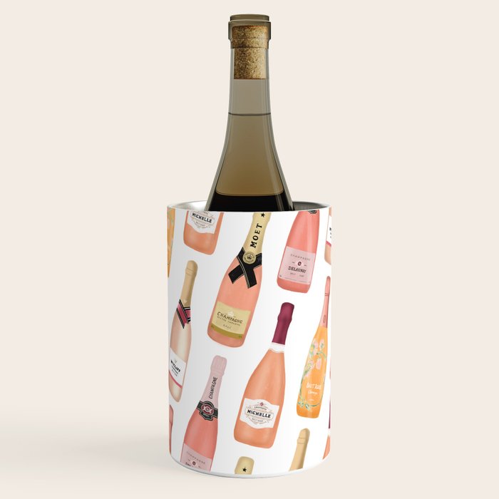 Rose Champagne Bottles Wine Chiller Gallery Image 1