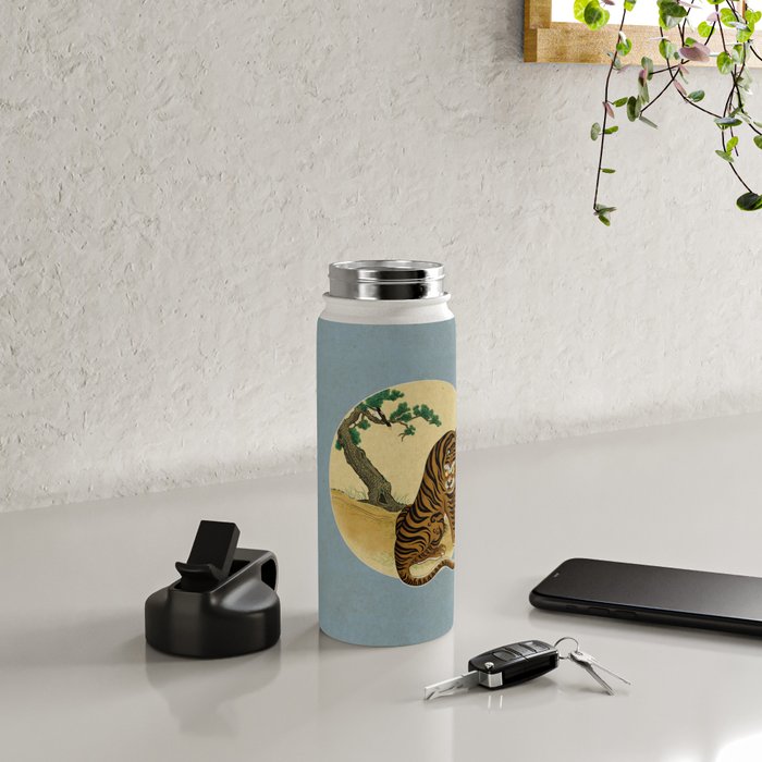 Tiger with magpie type-C : Minhwa-Korean traditional/folk art Water Bottle Gallery Image 4