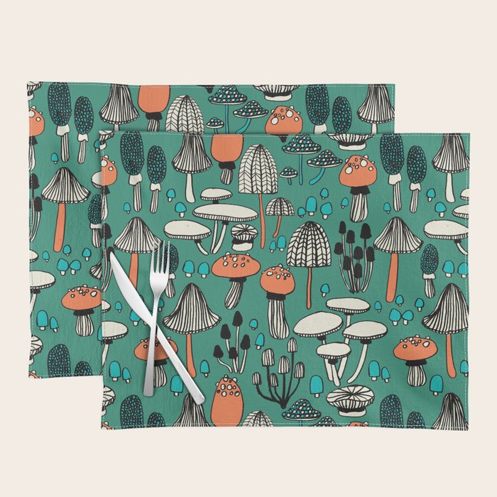 Mushroom Placemat Gallery Image 1
