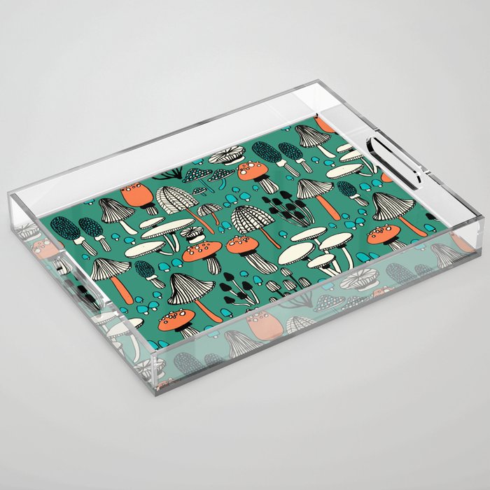 Mushroom Acrylic Tray Gallery Image 1