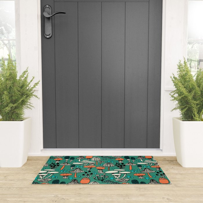 Mushroom Welcome Mat Gallery Image 3