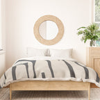 Vintage Cut Out Abstract Duvet Cover Gallery Image 3