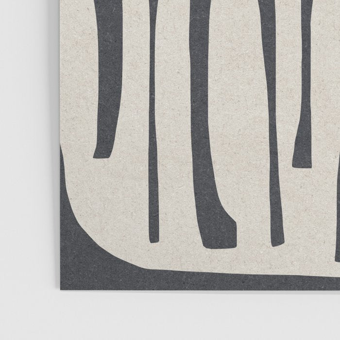 Vintage Cut Out Abstract Poster Gallery Image 3