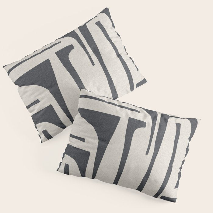 Vintage Cut Out Abstract Pillow Sham Gallery Image 3