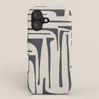 Vintage Cut Out Abstract iPhone Case Gallery Image 1