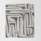 Vintage Cut Out Abstract Throw Blanket Gallery Image 2