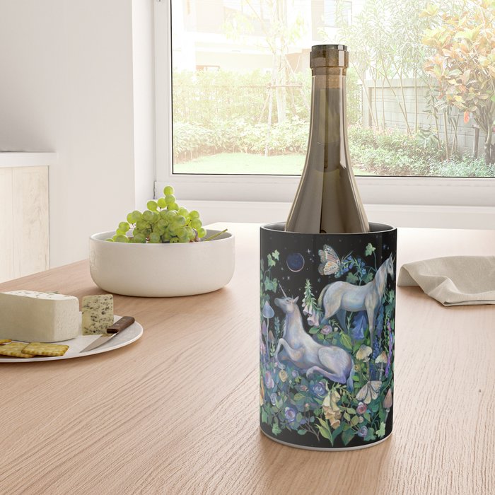 Unicorns Magical Rose Garden Wine Chiller Gallery Image 4