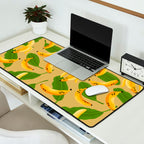 Banana Pattern on Tan Desk Mat Gallery Image 2