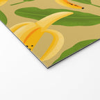Banana Pattern on Tan Welcome Mat Gallery Image 2