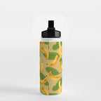 Banana Pattern on Tan Water Bottle Gallery Image 2