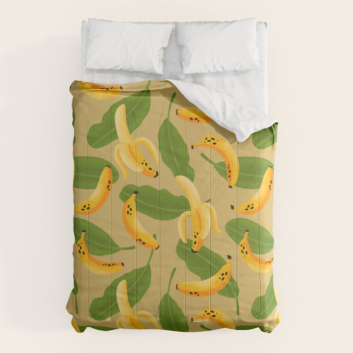 Banana Pattern on Tan Comforter Gallery Image 6