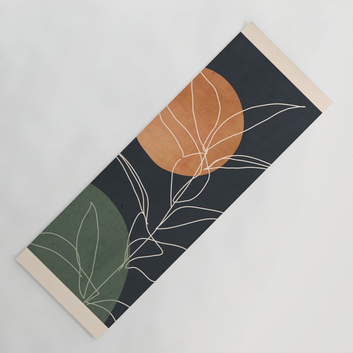 Abstract Art /Minimal Plant 102 Yoga Mat Gallery Image 1