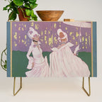 Vintage Magazine Art Cover Paris Fashion Beauty Magazine Credenza Gallery Image 1