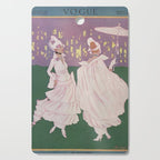 Vintage Magazine Art Cover Paris Fashion Beauty Magazine Cutting Board Gallery Image 1
