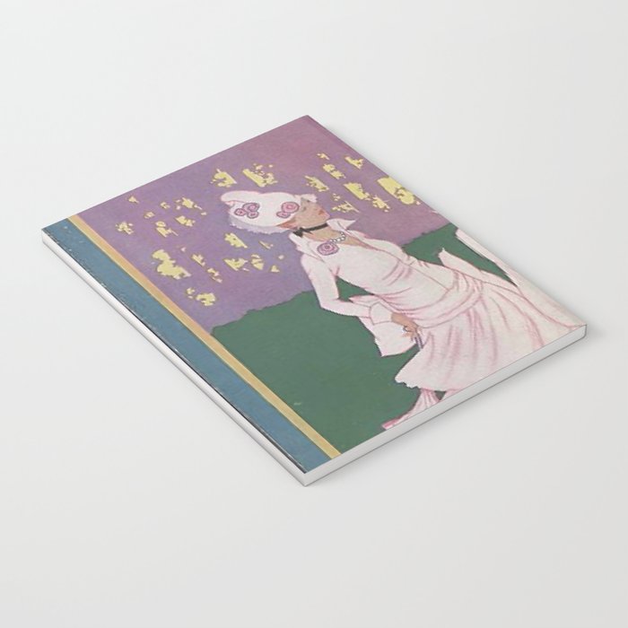 Vintage Magazine Art Cover Paris Fashion Beauty Magazine Notebook Gallery Image 3