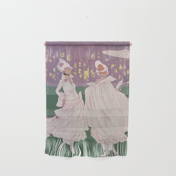 Vintage Magazine Art Cover Paris Fashion Beauty Magazine Wall Hanging Gallery Image 1
