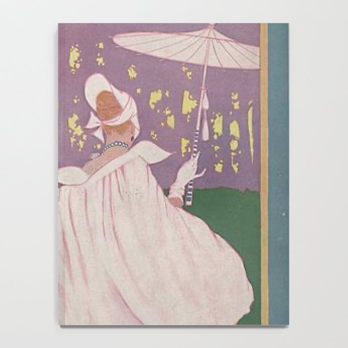 Vintage Magazine Art Cover Paris Fashion Beauty Magazine Notebook Gallery Image 4