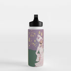 Vintage Magazine Art Cover Paris Fashion Beauty Magazine Water Bottle Gallery Image 3