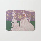 Vintage Magazine Art Cover Paris Fashion Beauty Magazine Bath Mat Gallery Image 1