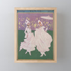 Vintage Magazine Art Cover Paris Fashion Beauty Magazine Mini Art Print Gallery Image 1
