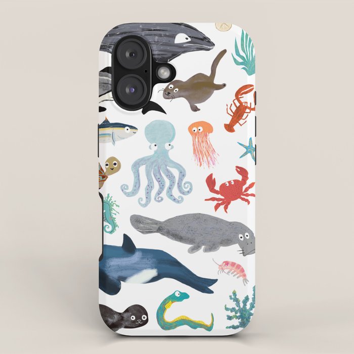 Sea Change: Ocean Animals iPhone Case Gallery Image 1