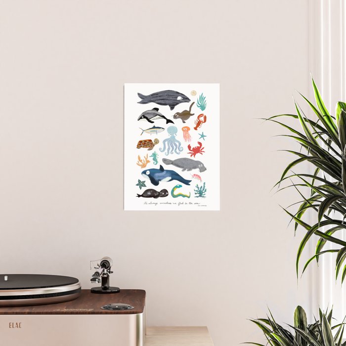 Sea Change: Ocean Animals Poster Gallery Image 2