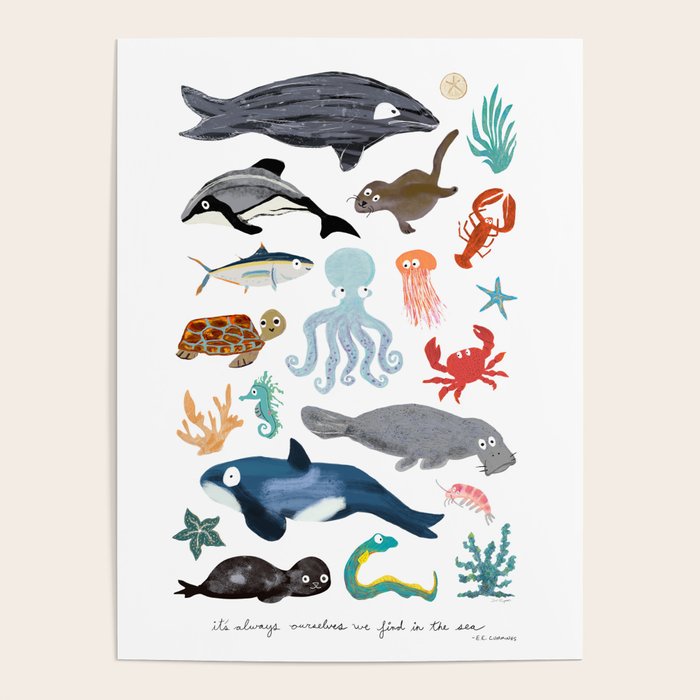 Sea Change: Ocean Animals Poster Gallery Image 4