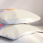 Symmetrical Flowers 1 Pillow Sham Gallery Image 3