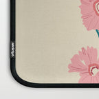Minimalist Vibrant Wildflower Close Up - Modern Botanical Art with Bold Colors Laptop Sleeve Gallery Image 3