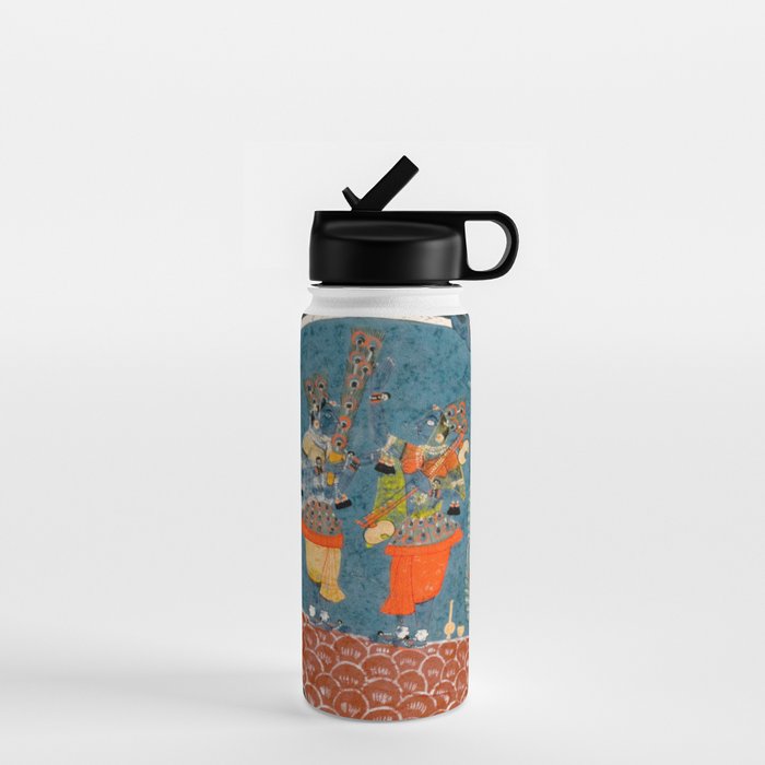 Women In The Forest Indian Painted Illustration Water Bottle Gallery Image 1