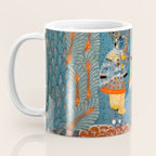 Women In The Forest Indian Painted Illustration Coffee Mug Gallery Image 3
