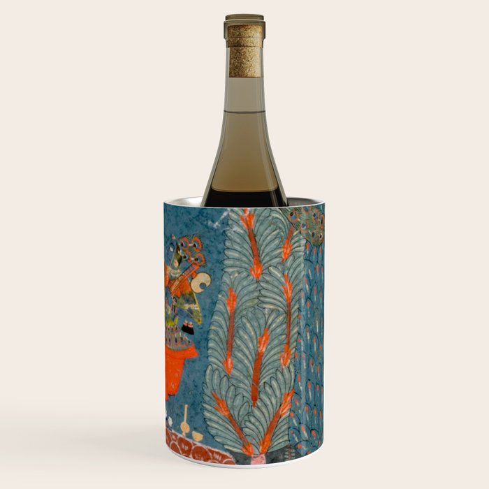 Women In The Forest Indian Painted Illustration Wine Chiller Gallery Image 3